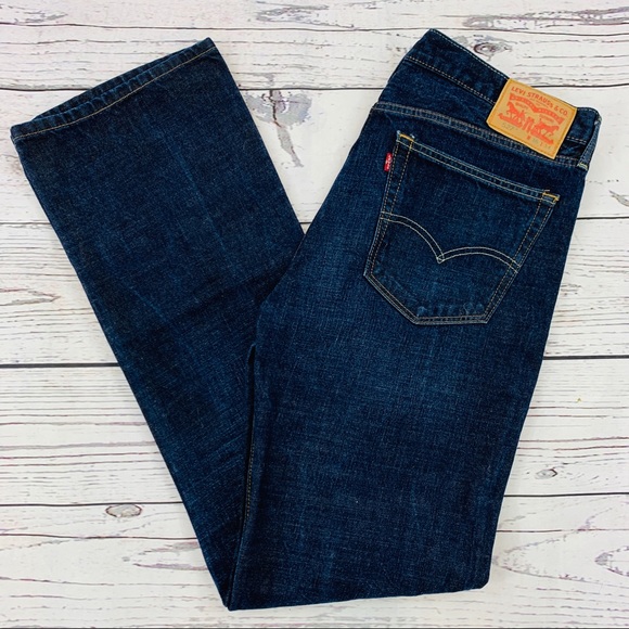 Levis 527 36x34 Mens Dark Blue Jeans 